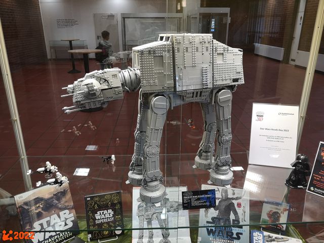 Ein erbeuteter AT-AT